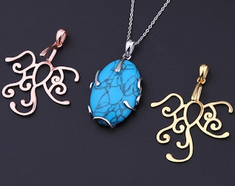 1 piece 925 sterling silver base pendant with three settings 8 mm silver base base pendant pendant silver blank pendant,setting silver