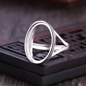 Ring Blank 7×9mm 8×10mm 9×13mm 10×12mm 10×14mm 11×13mm 12×15mm 12×18mm 12×20mm 13×16mm 13×19mm... For Jewelry Making Supplies (JT15)