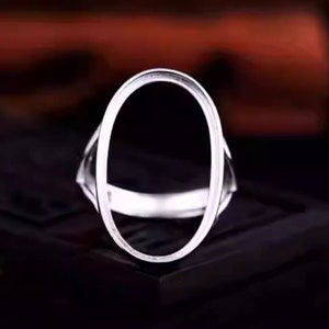 Ring Blank  10×19mm 12×22mm 13×25mm 14×24mm 15×25mm  Long-Lasting White gold Ring Base Oval Blank Ring Setting (JT207)