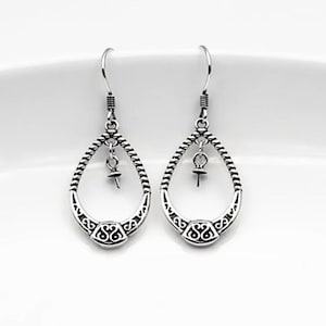 925 Sterling Silver Earring Blank Earring Base Vintage Siver Earring Setting For Jewelry Making Supplies (ET20)For Jewelry Making Supplies
