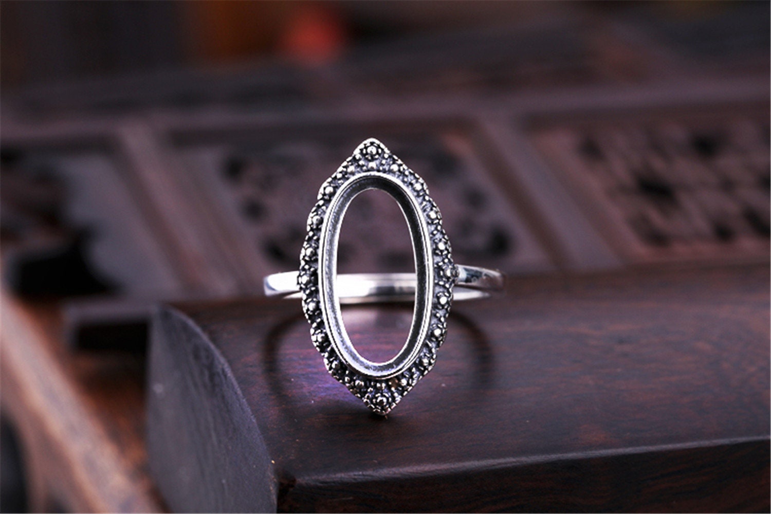 Ring Blank 816mm Vintage Silver Ring BlankRing BaseAntique Etsy