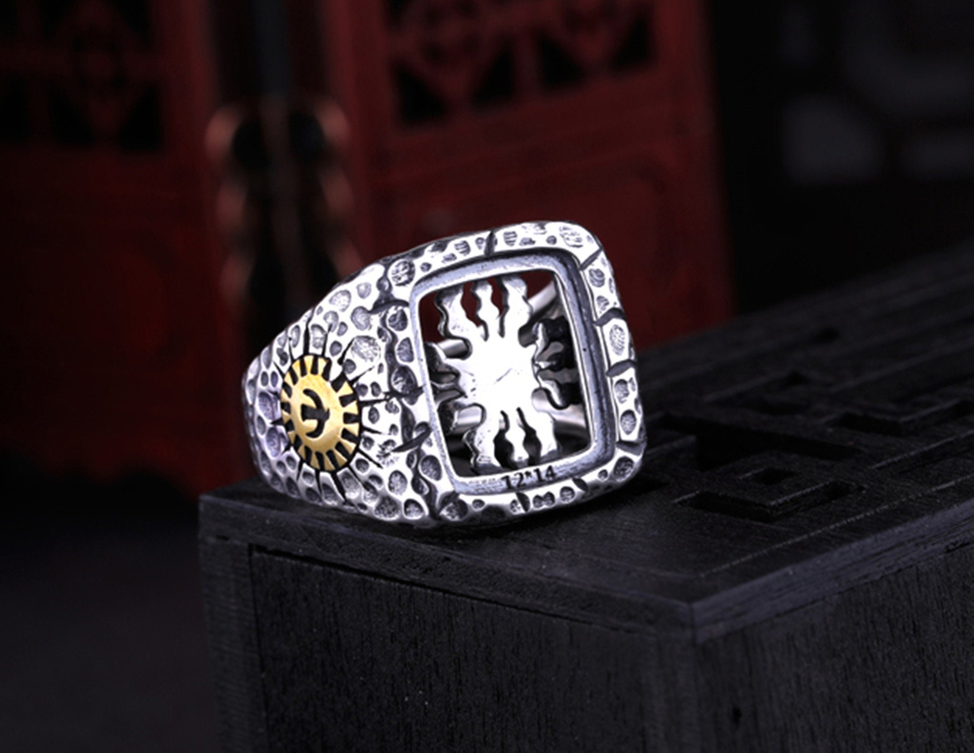 Mens Ring Blank 810mm 1012mm 1214mm Vintage Silver Ring Etsy