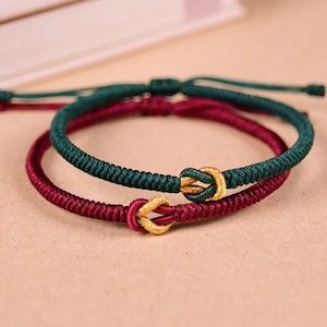 Red Handmade Braided bracelet for men and women,braided bracelet Protection Bracelet Lucky Red Cord Bracelet Handmade Supplies(SS044)