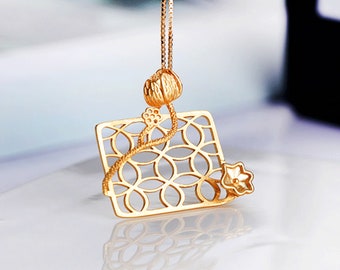 925 Sterling Silver Pendant Blank White Gold Plated and Gold Plated Pendant Base Pendant Setting (DZ051)