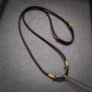 Handmade necklace cord Adjustable Braided Necklace Cord: Handmade Rope, 40-60cm (XL50)