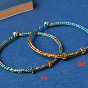 Red Handmade Braided bracelet for men and women,braided bracelet Protection Bracelet Lucky Red Cord Bracelet Handmade Supplies(SS044)