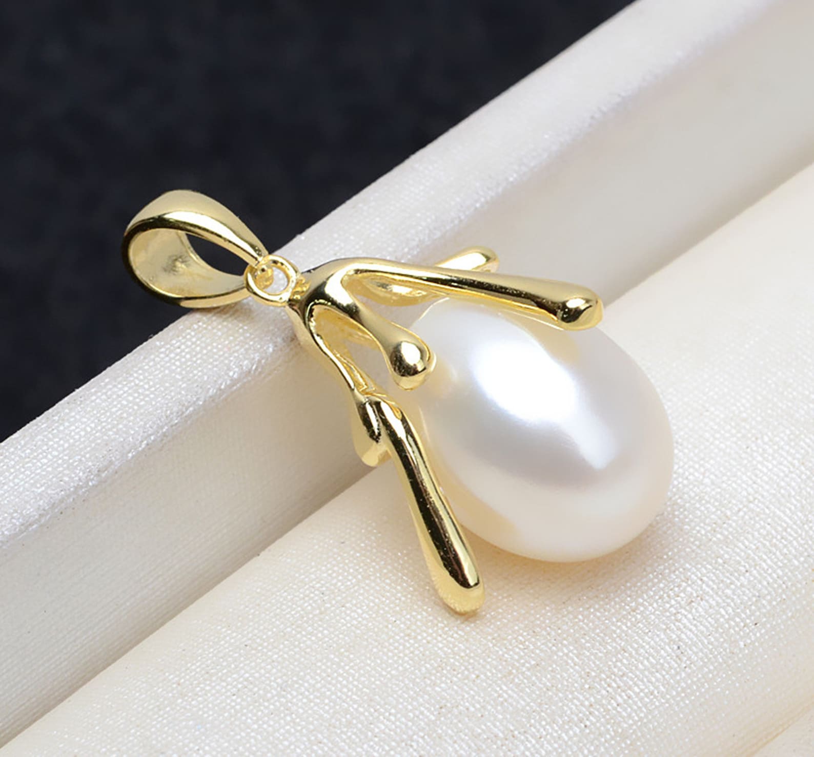 Pendant Blank Sterling Silver Pendant Base white Gold Plated Etsy