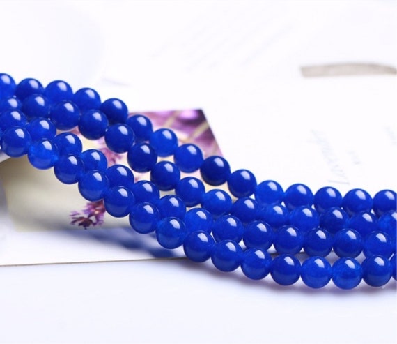 Blue Chalcedony beads 7 to 14mm long