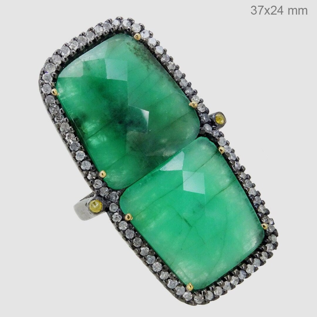 セレブ人気【THE M JEWELERS】THE EMERALD CUT PAVE'リング セレブ人気【THE M JEWELERS】THE EMERALD CUT PAVE'リング 指輪