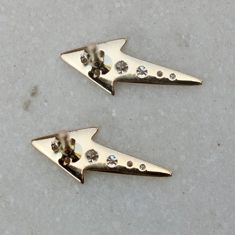 Genuine Certified Diamond Pave Designer Arrow Stud Earrings Solid 18k Yellow Gold Handmade Fine Jewelry Wedding, Birthday Gift For Her image 2