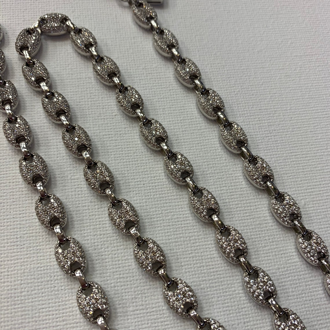 Gucci Link Silver Chain 925 Etsy