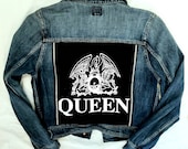 Womens Denim ROCK jacket-size L XL