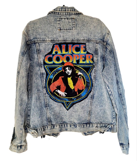 Chamarra de mezclilla rockera hot sale