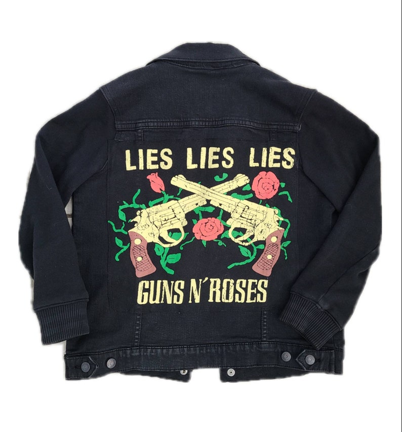 black denim jacket size 8