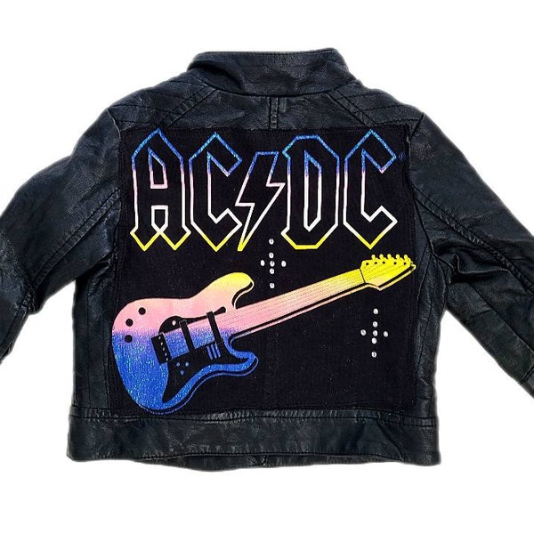 Baby Faux Leather Jacket Etsy