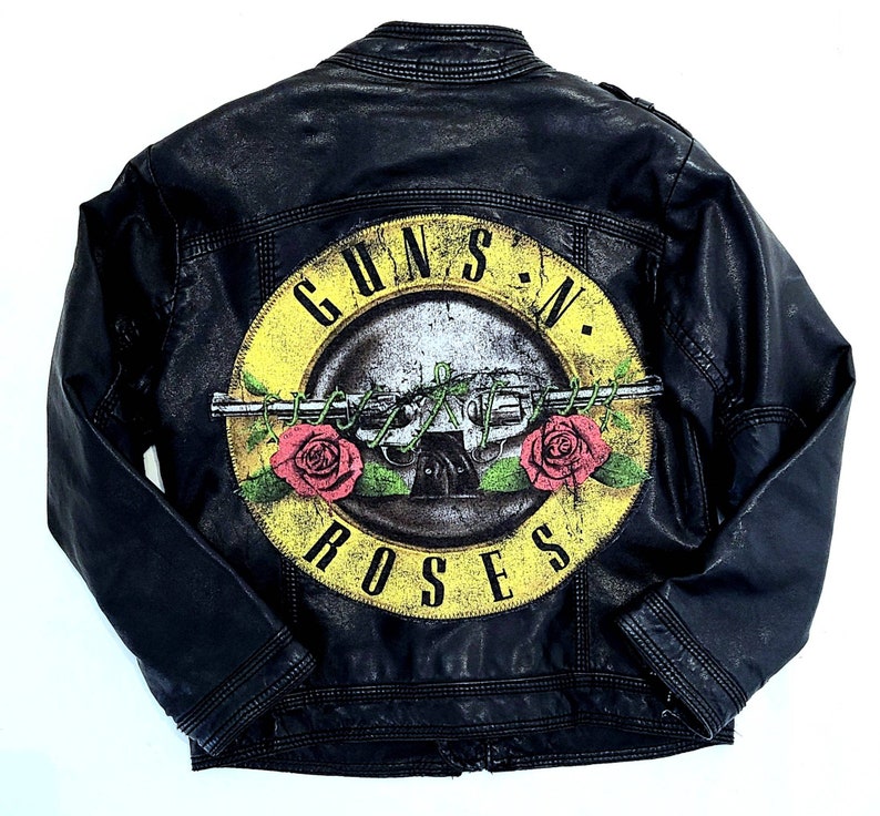 Toddler faux leather ROCK jacket-size 34