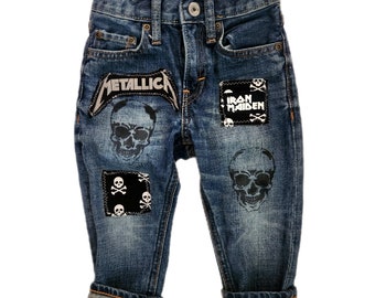 Baby Metal/Rock jeans- size 1.5-2 years