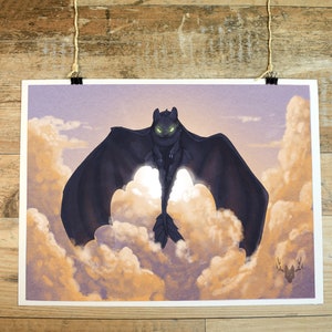 Print A4/A3 Toothless/ Toothless