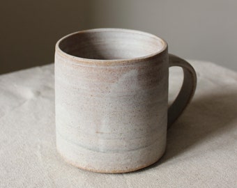 EN STOCK Taza de café grande de 680 ml / Taza de té grande beige / Taza extragrande con asa / Taza escandinava / Taza minimalista japonesa