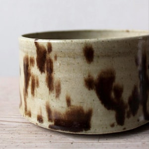 IN STOCK 8 oz Nordic Pottery mug / Handmade cappuccino cup / Speckled ceramic mug with handle image 5