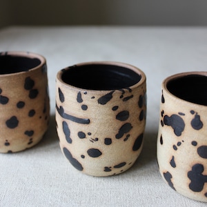 MADE TO ORDER 4 oz espresso cup / Ristretto cup / Single shot espresso / Speckled cup / housewarming gift / Handmade ceramic espresso cup