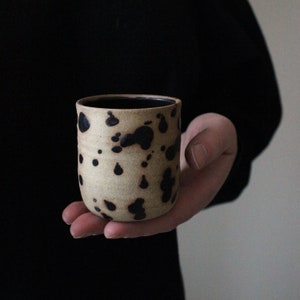 MADE TO ORDER 4 oz espresso cup / Ristretto cup / Single shot espresso / Speckled cup / housewarming gift / Handmade ceramic espresso cup