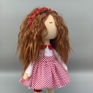 Handmade Textile Doll, Interior cloth rag doll