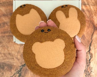 Felt Animal Buns Sewing Kit, Pretend Play Craft, Hand-Sewing Project