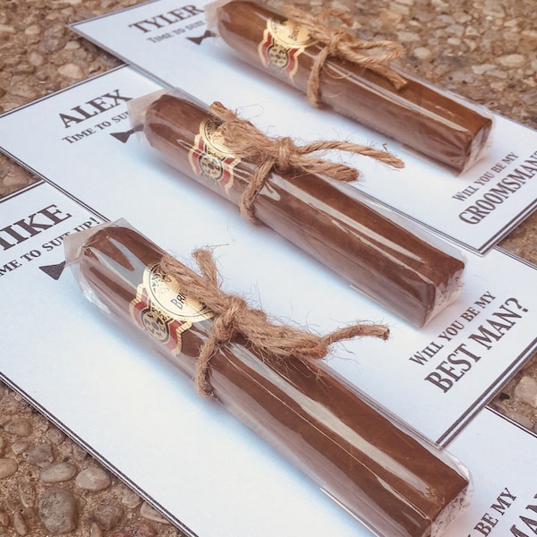 Groomsmen Gift/ Groomsmen Cigar Card/ Groomsmen Proposal/ Groomsman Gift/ Best Man/ Usher/ Cigar Label/ Weddings