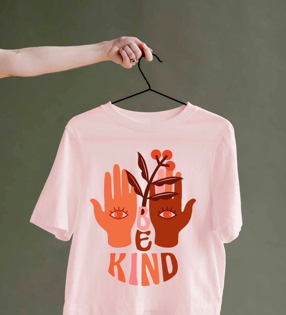 BE KIND Tshirt Vintage love shirt BOHO be kind tshirt Forest shirt Earth Day tshirt Global Warming Environmental tshirt Save nature tshirt