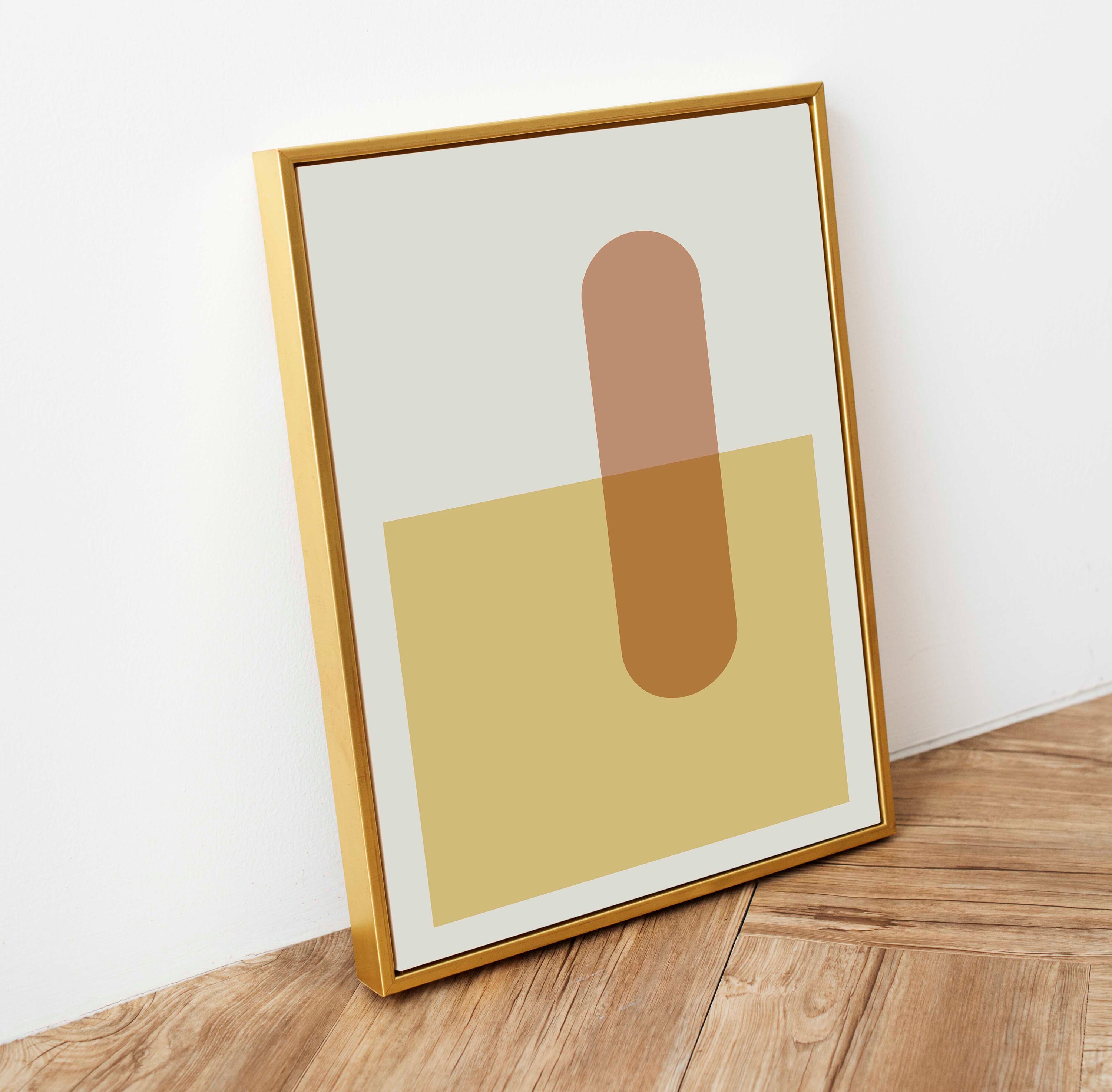 Abstract Mid Century Printable Geometric Print Digital - Etsy