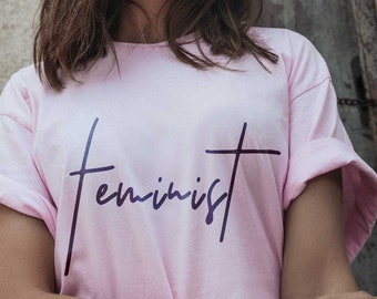 Feministische Shirt feministische T-Shirt feministische Geschenk feministische Girl Power Shirt Feministinnen Geschenk Frauen T-Shirt Feminismus Mädchen Chef Graphic Tee Mädchen Chef