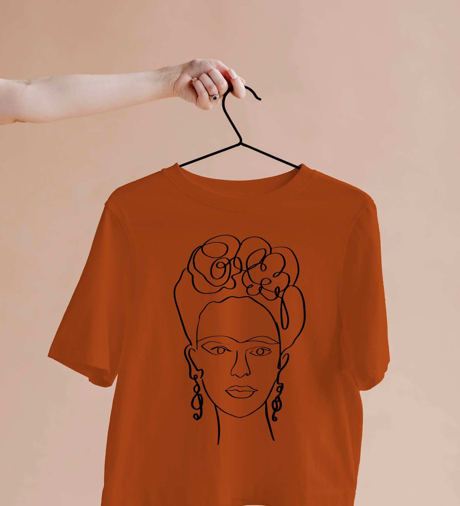 Frida Art Print Button-Up Shirt main image 0