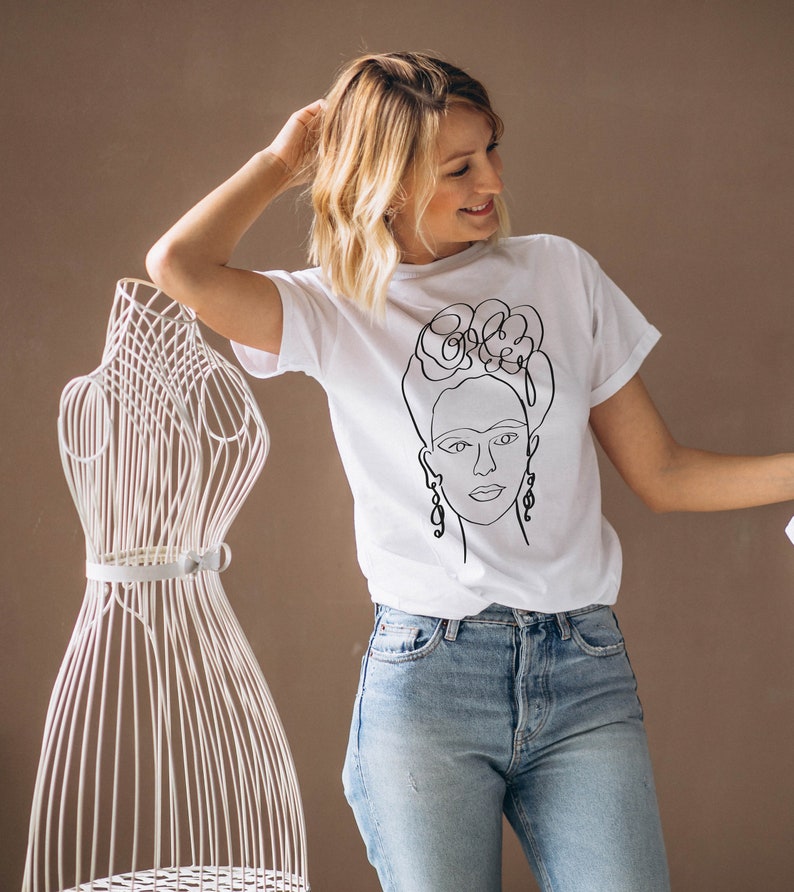 Frida Art Print Button-Up Shirt main image 1