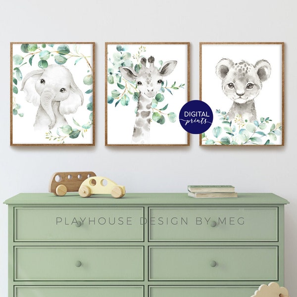 Safari Nursery Decor Etsy