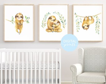sloth baby room