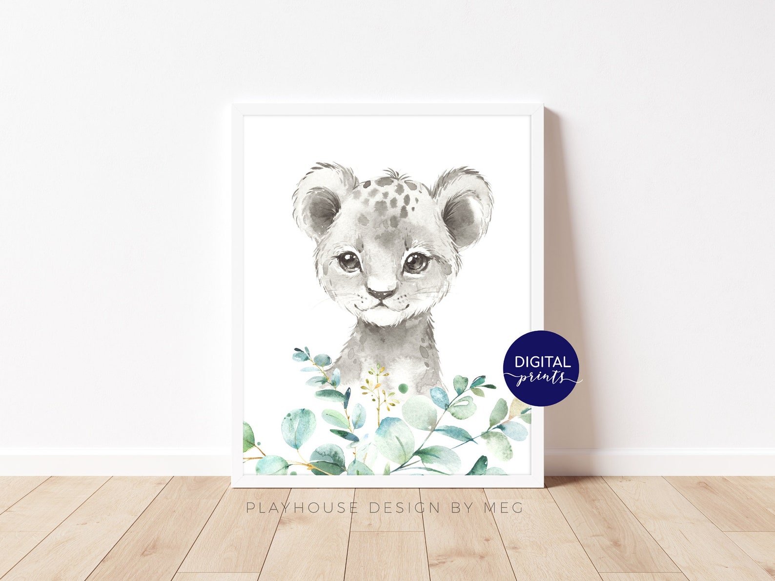 Safari Nursery Decor Baby Boy Nursery Wall Art Jungle Animal Etsy