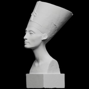 EGYPT QUEEN NEFERTITI statute 3d stl. file