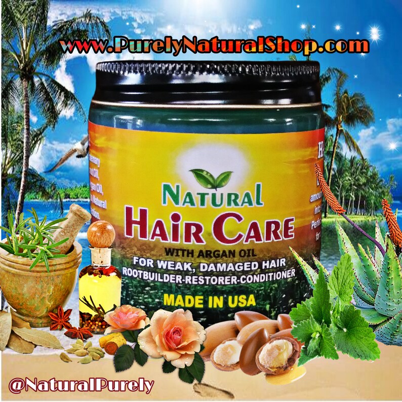 Natural Hair Care Hair Growth Dry Scalp Repairs Damaged Etsy