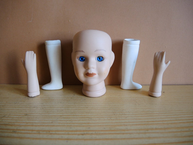 bisque doll parts