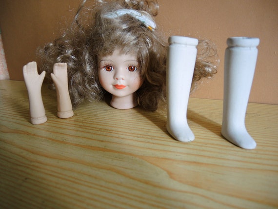 bisque doll parts