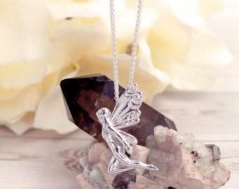 Halskette  "Fee" süß Geschenk Anhänger Kette Fairy Feen Feenland süß Fantasy 