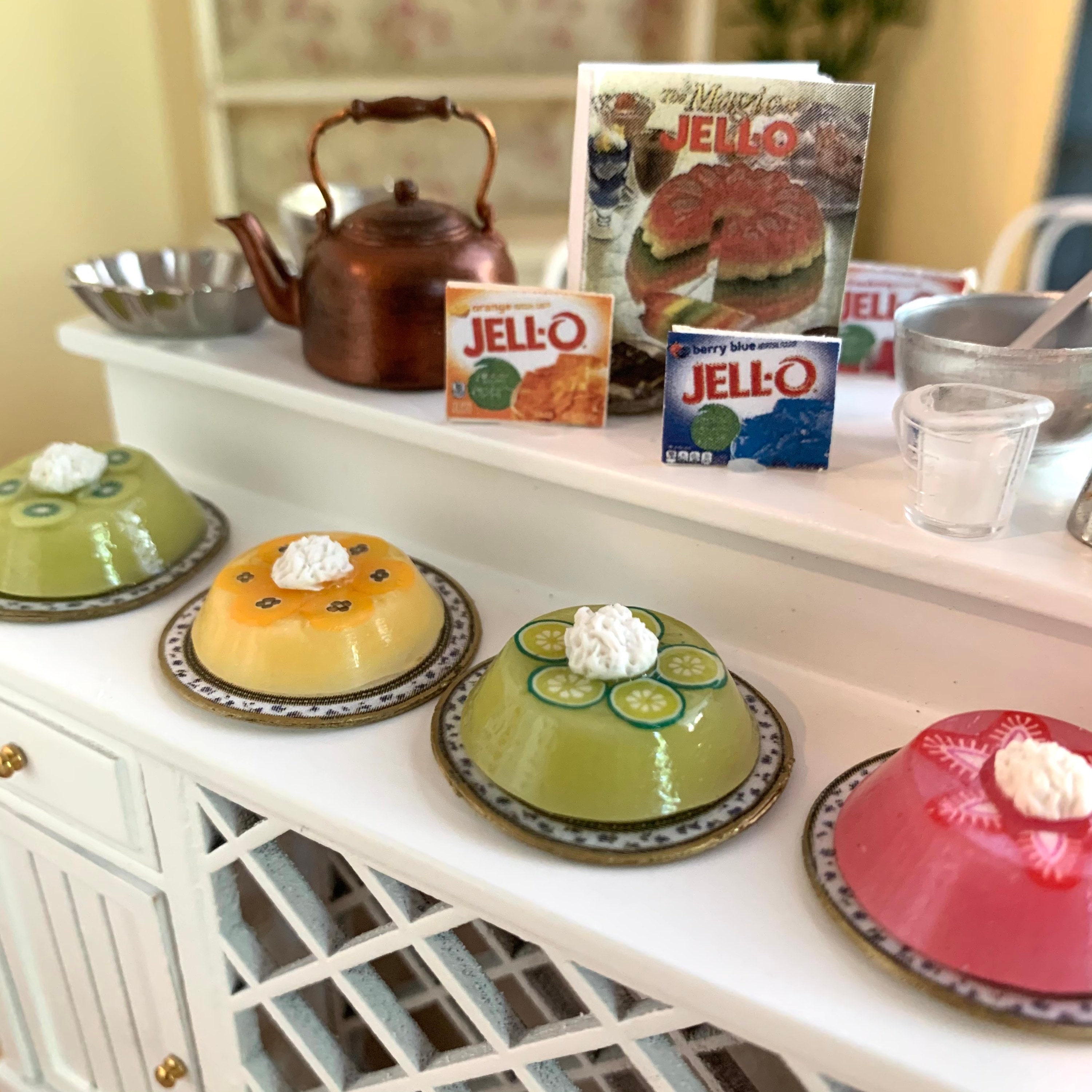 Fruit and Gelatin molded desserts Etsy