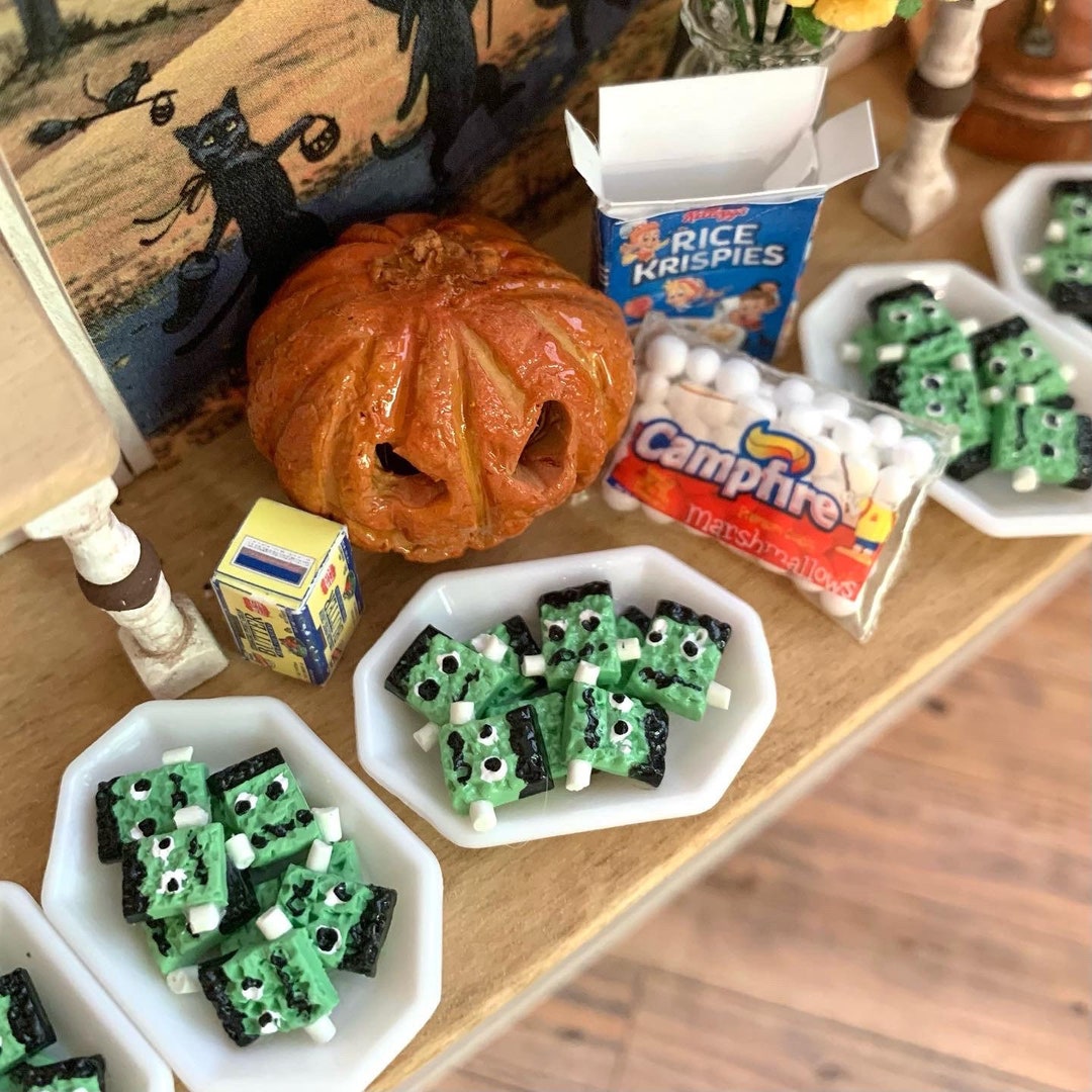 Frankenstein Marshmallow Treats Etsy