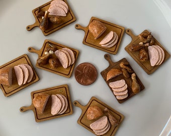 Sliced turkey board