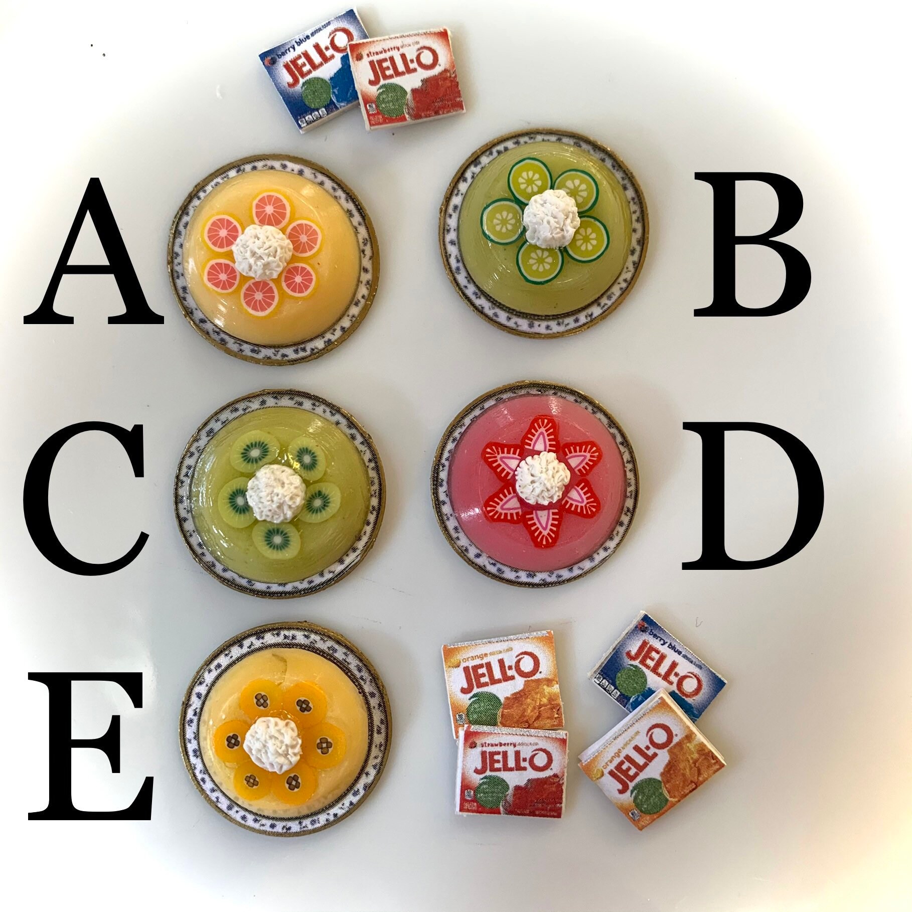 Fruit and Gelatin molded desserts Etsy