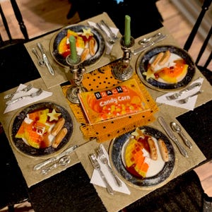 Candy corn waffles