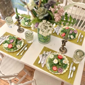 dinner sized Green Salad set