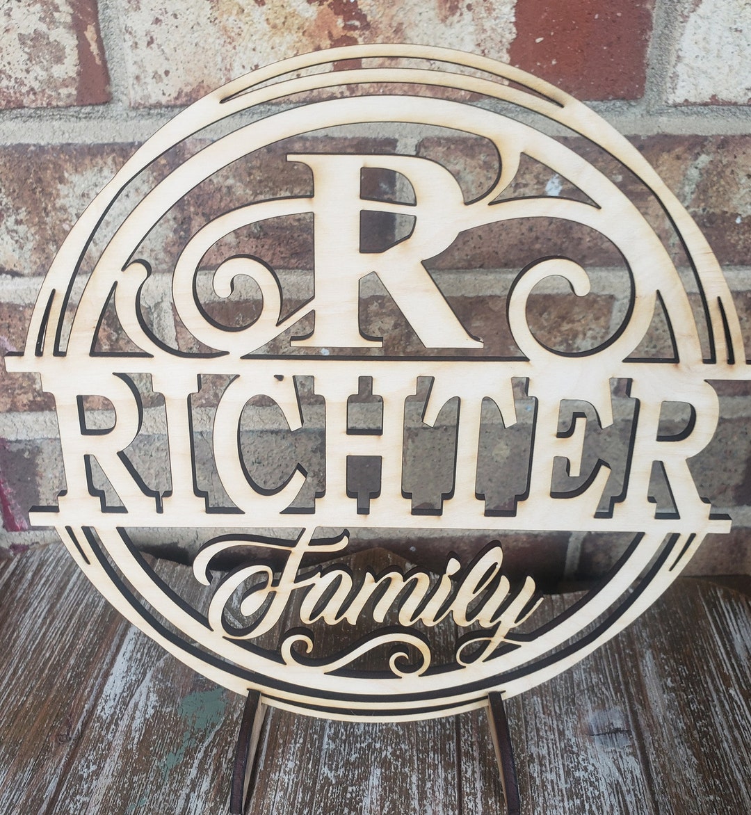 Family Point Sign Family Sign - Etsy