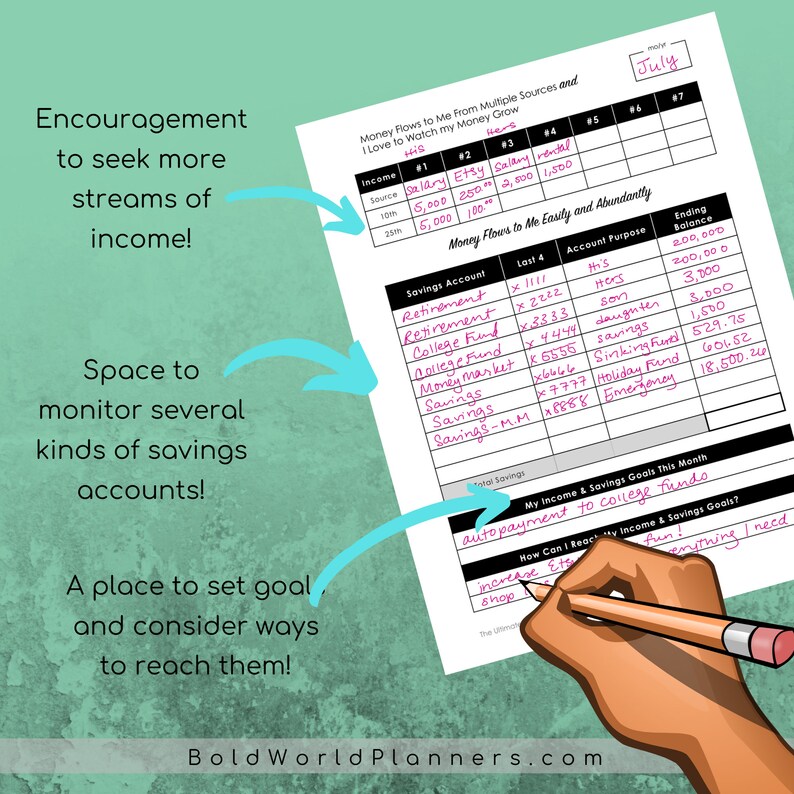 diary budget planner